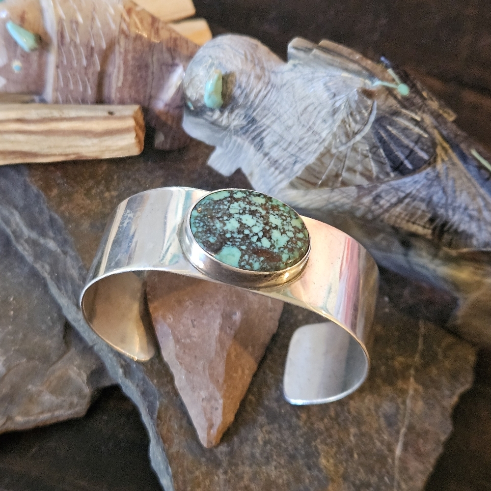 Betty Ann Lee Navajo Turquoise Cuff
